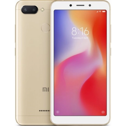 Смартфон Xiaomi Redmi 6, 4.64 ГБ, золотой